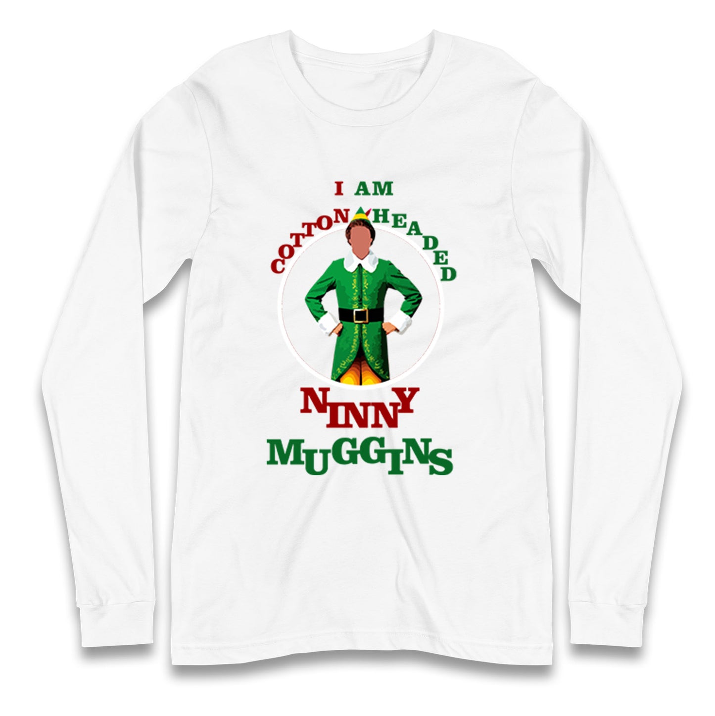 Christmas Patrick Baynham Elf Long Sleeve T Shirt