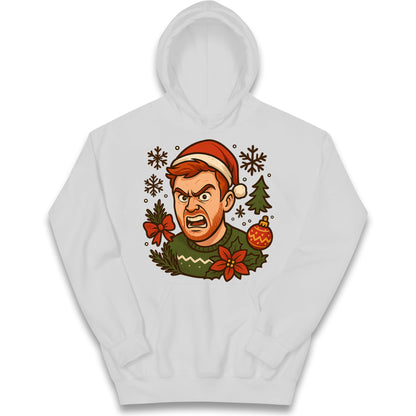 Angry Ginge Christmas Kids Hoodie
