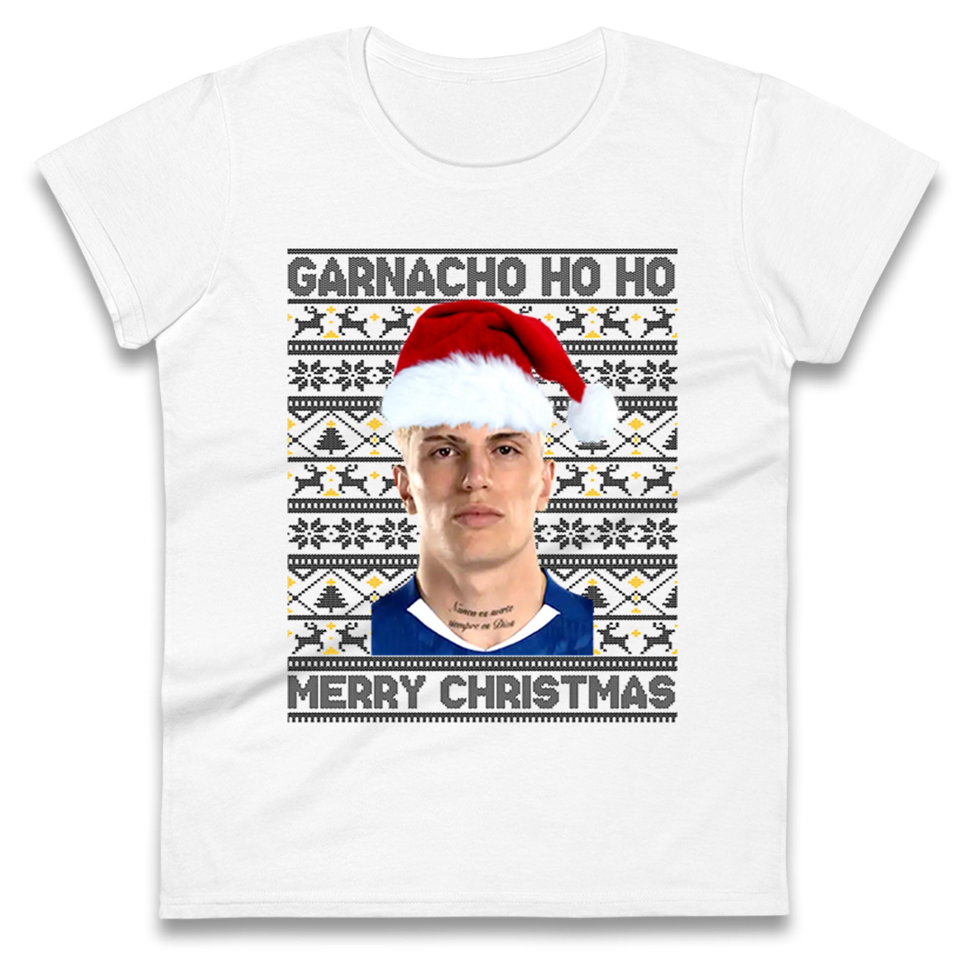 Garnacho Christmas Ladies T Shirt