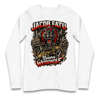 Jacob Fatu The Samoan Werewolf Long Sleeve Shirt