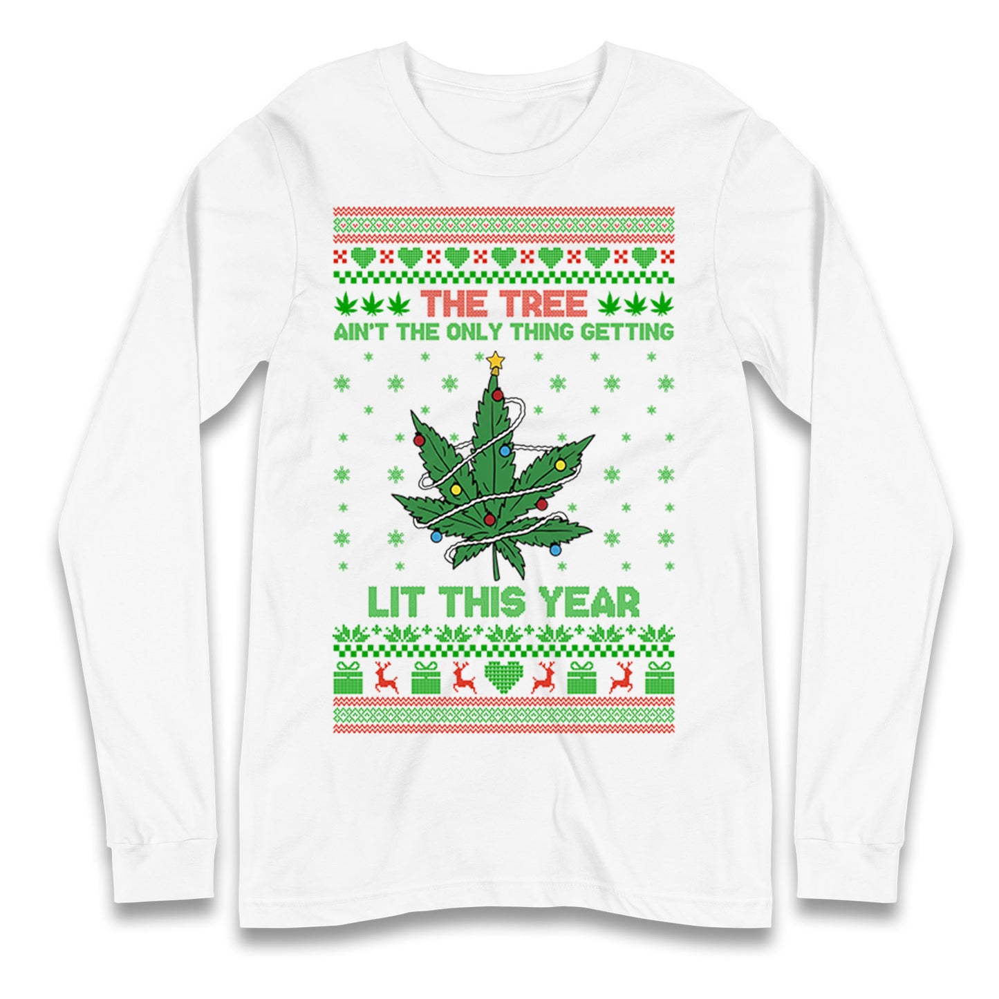Cannabis Christmas Longsleeve T Shirt 