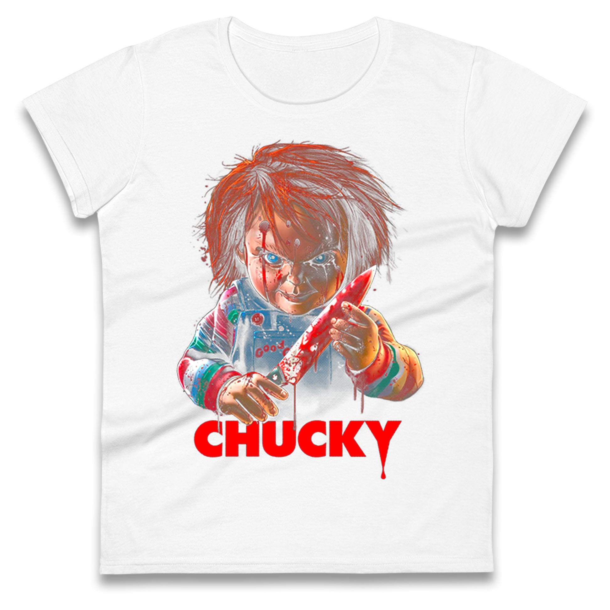 Chucky Childs Play Ladies T Shirt 