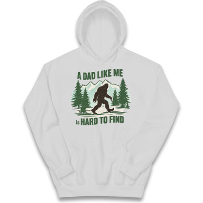 Retro Funny Bigfoot Dad Kids Hoodie