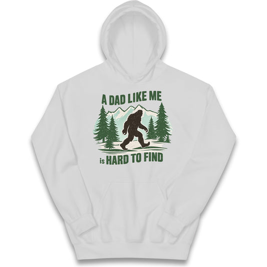 Retro Funny Bigfoot Dad Kids Hoodie