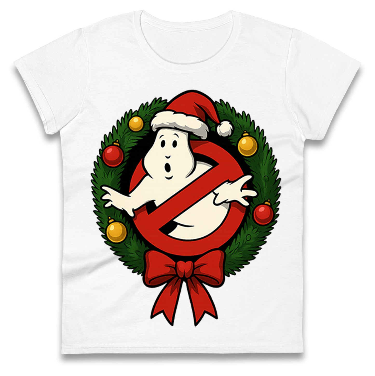 Ghostbusters Christmas Ladies T Shirt
