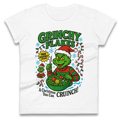 Grinch Christmas Ladies T Shirt 