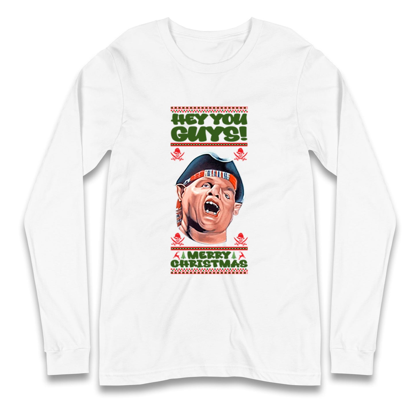 goonies sloth christmas long sleeve t shirt