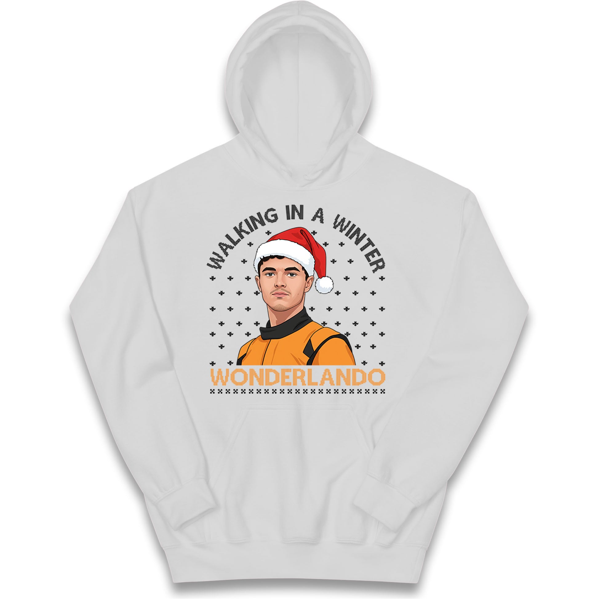 Lando Norris Christmas Kids Hoodie