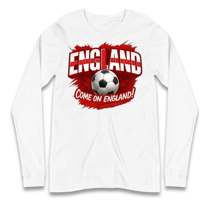 England Retro World Cup Longsleeve T Shirt