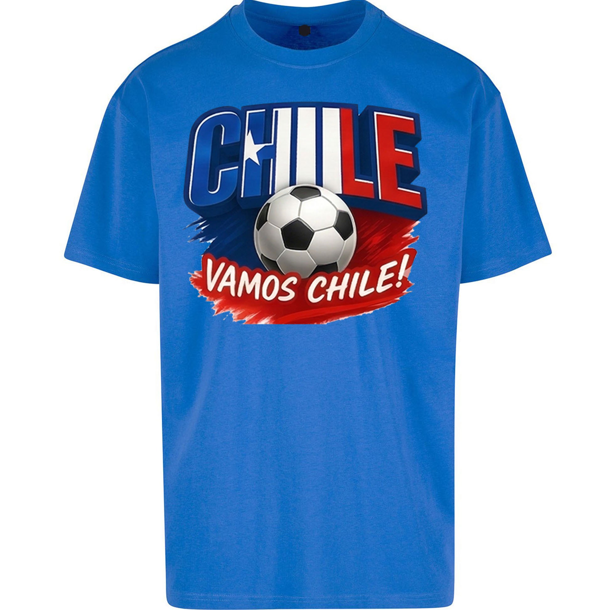 Chile Retro World Cup Oversized T Shirt