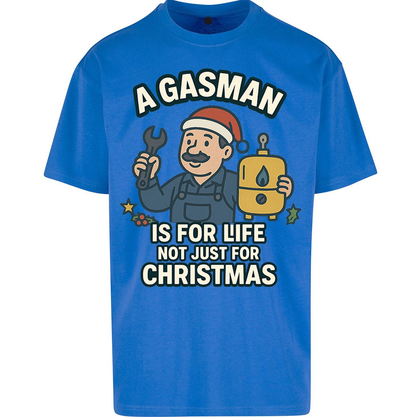 Gasman Christmas Oversized T Shirt 