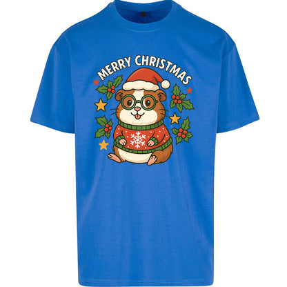 Guinea Pig Christmas Oversized T Shirt
