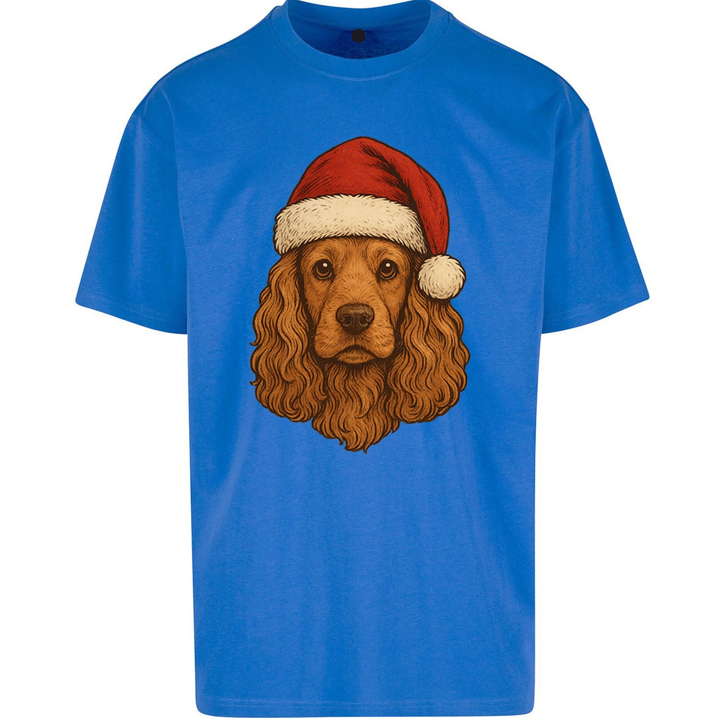 Cocker Spaniel Christmas Oversized T Shirt