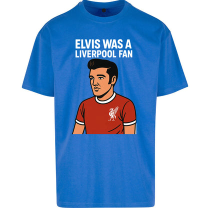 Elvis Presley Liverpool Football Oversized T Shirt