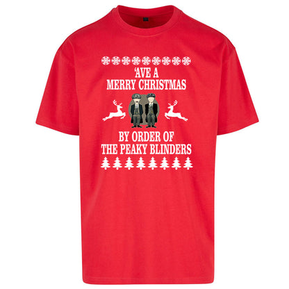Peaky Blinders Christmas Oversized T Shirt