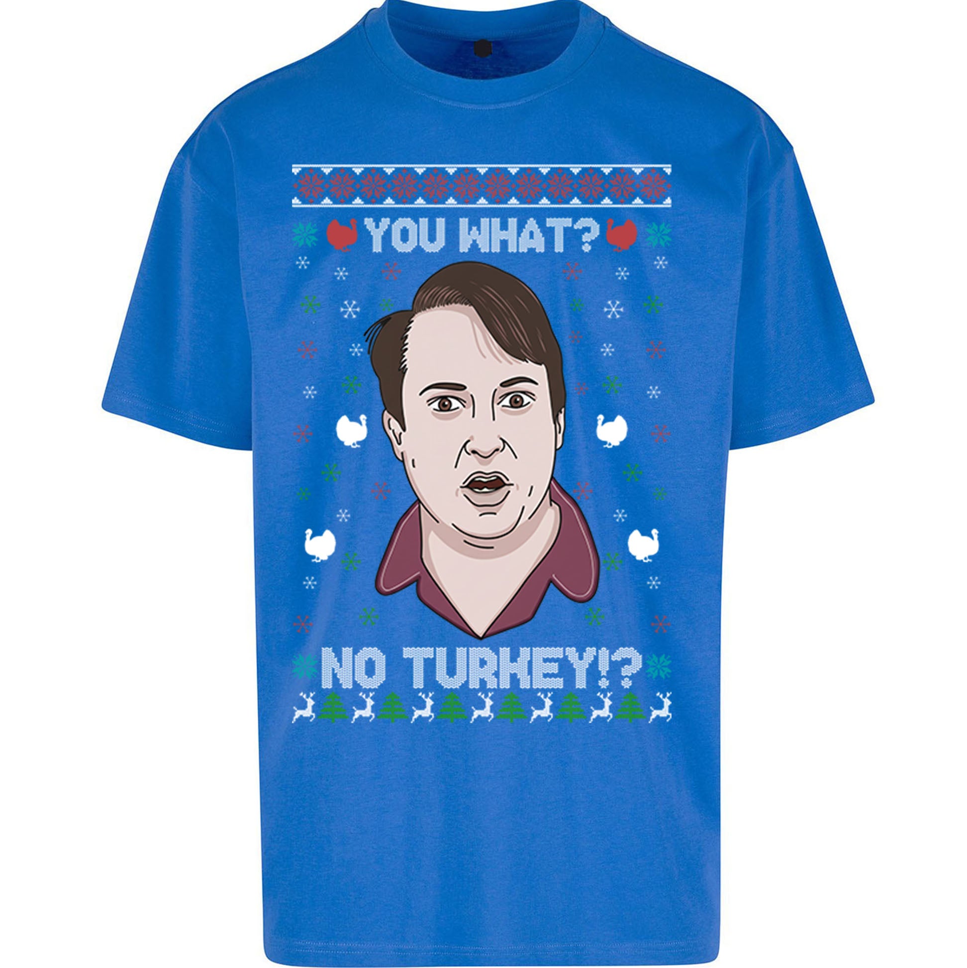 Peep Show Christmas Oversized T Shirt 
