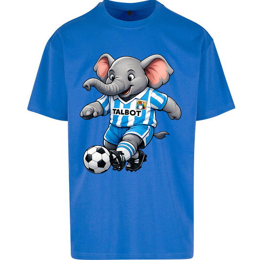 Retro Coventry City Football Oversized T Shirt