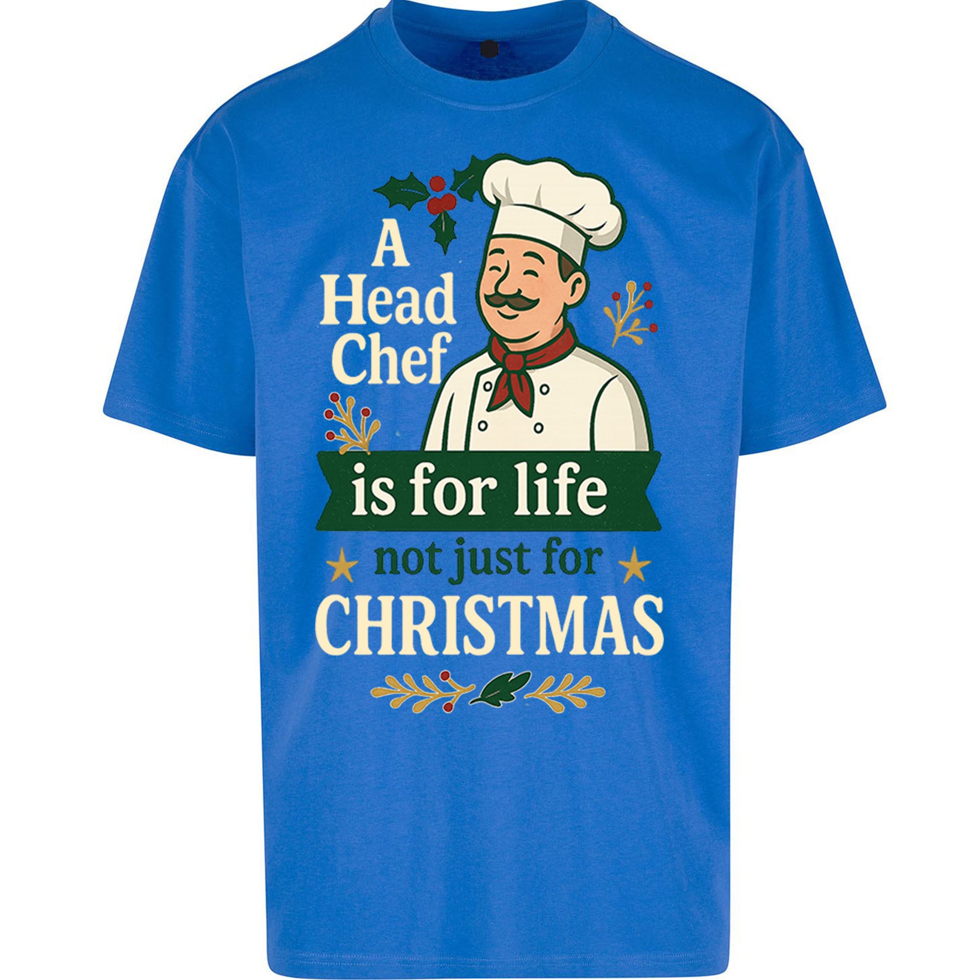 Head Chef Christmas Oversized T Shirt