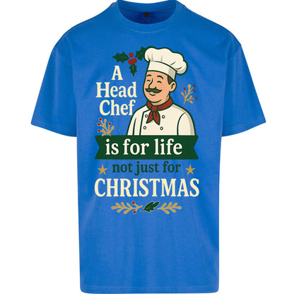 Head Chef Christmas Oversized T Shirt