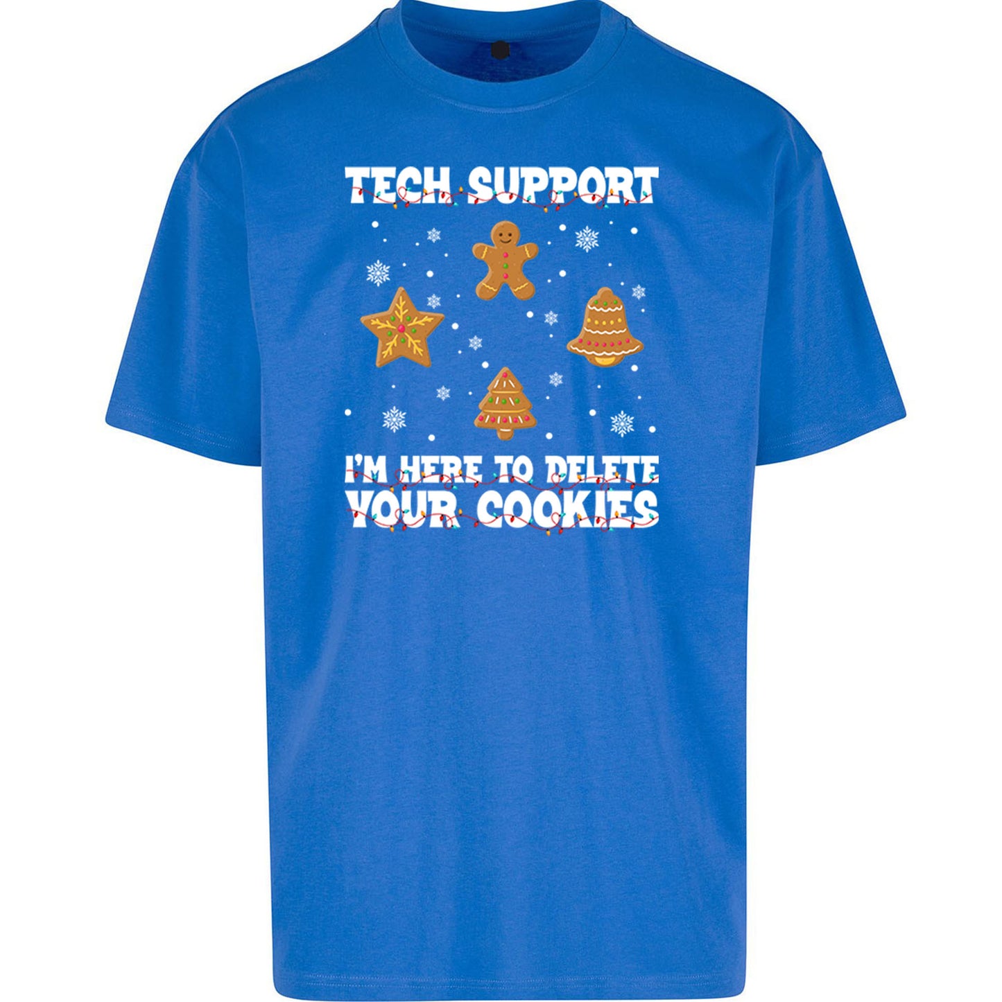 Delete Cookies Oversized T Shirt 