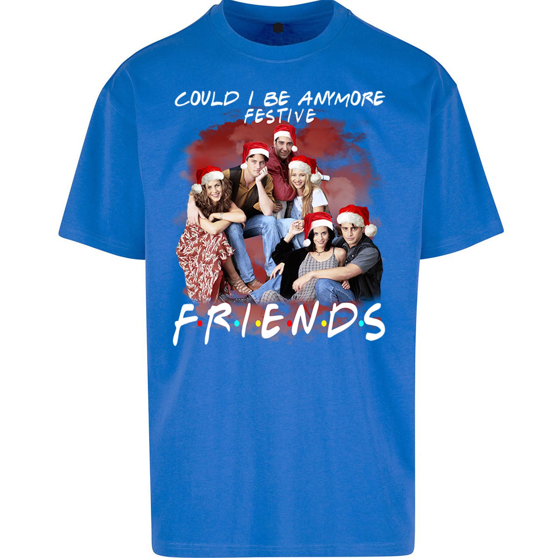 Friends Christmas Oversized T Shirt