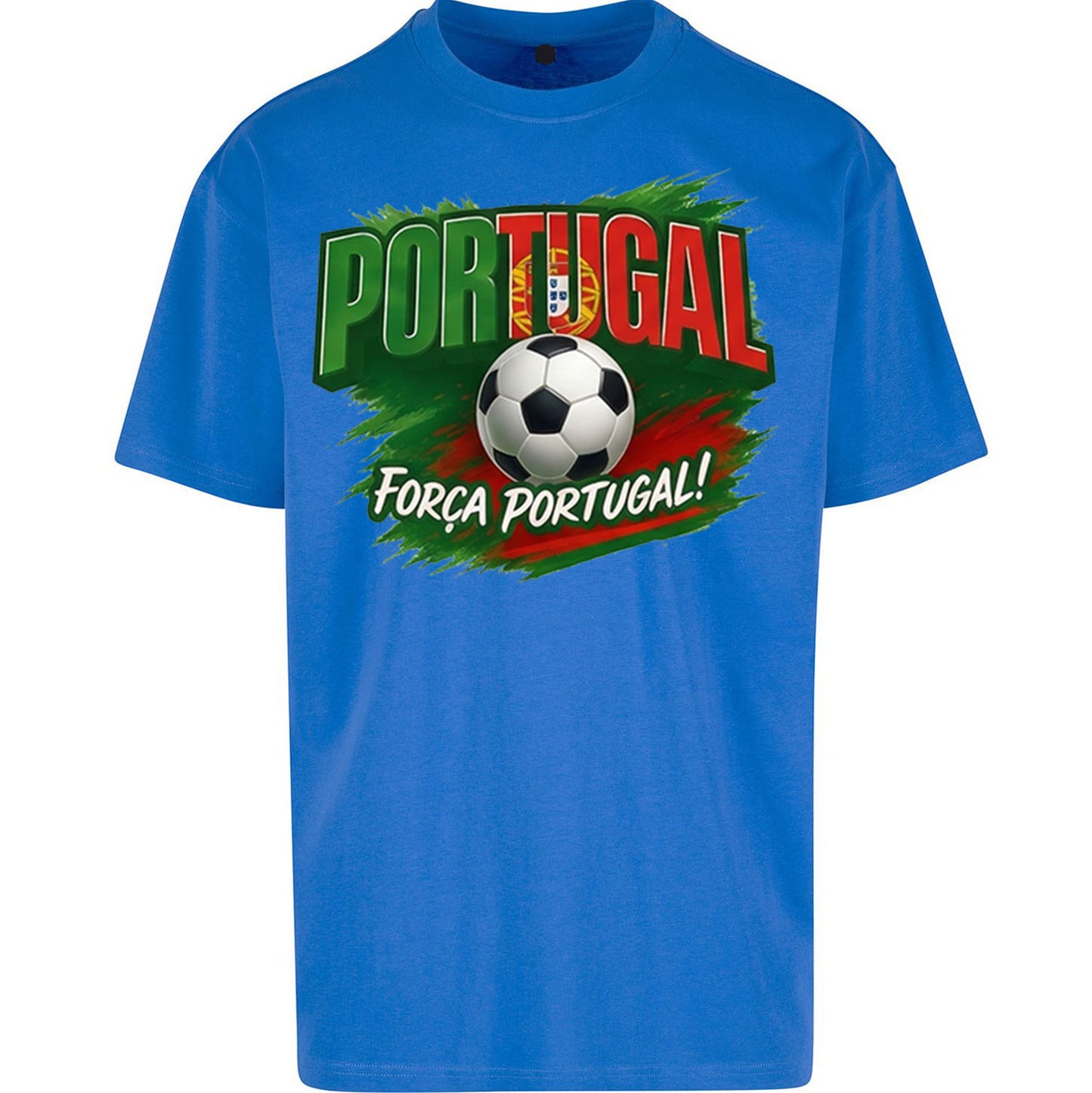 Portugal Retro World Cup Oversized T Shirt