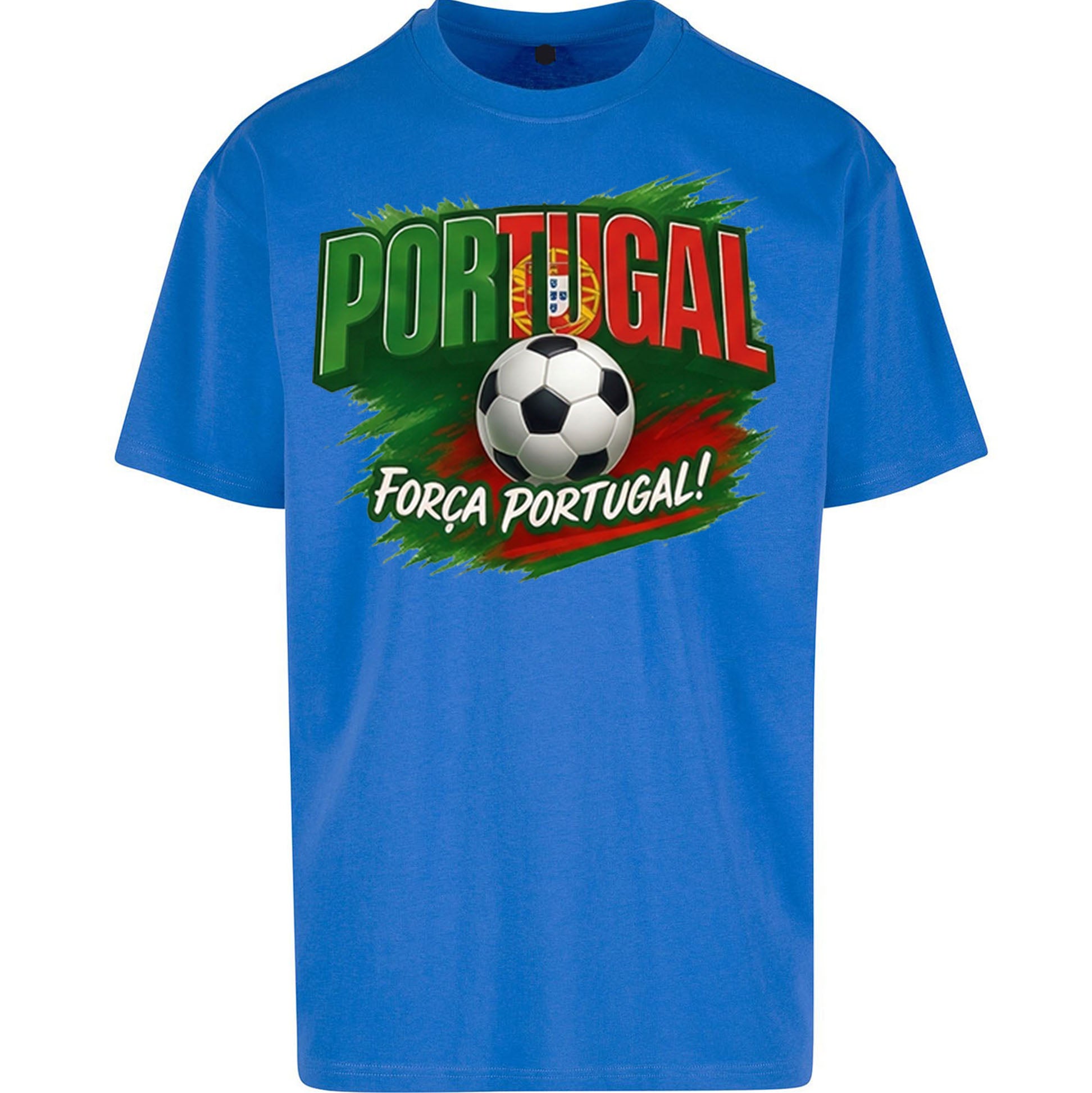 Portugal Retro World Cup Oversized T Shirt