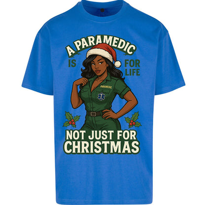 Paramedic Xmas Oversized T Shirt