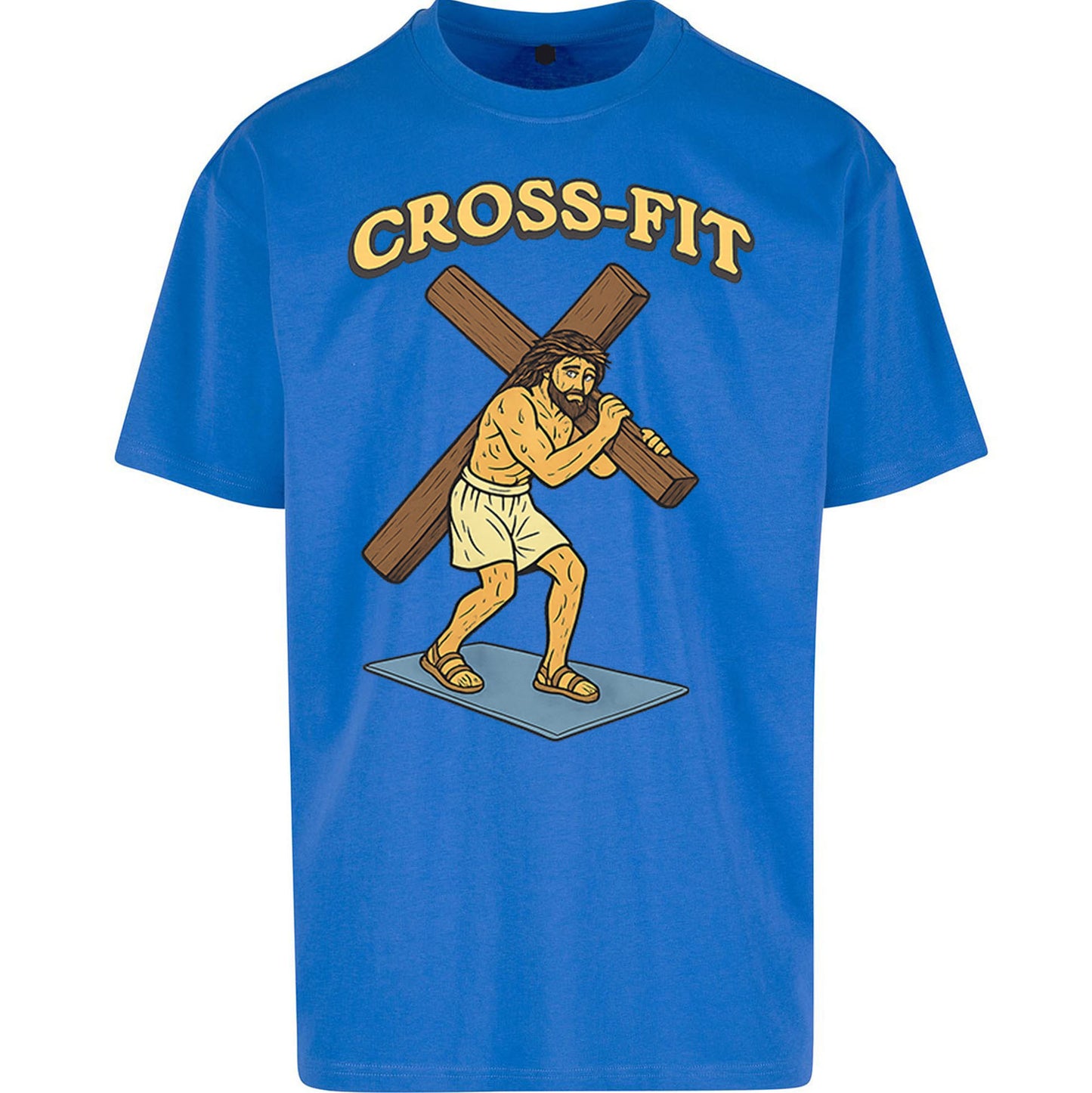 Jesus Cross Fit Oversized T Shirt