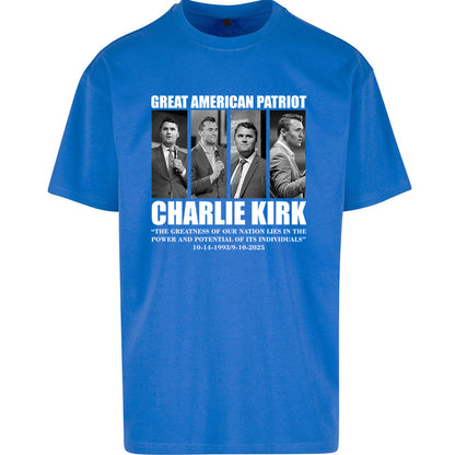 Charlie Kirk Oversized T Shirt 