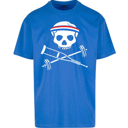 Johnny Crutch Barbell and Bones Oversized T Shirt
