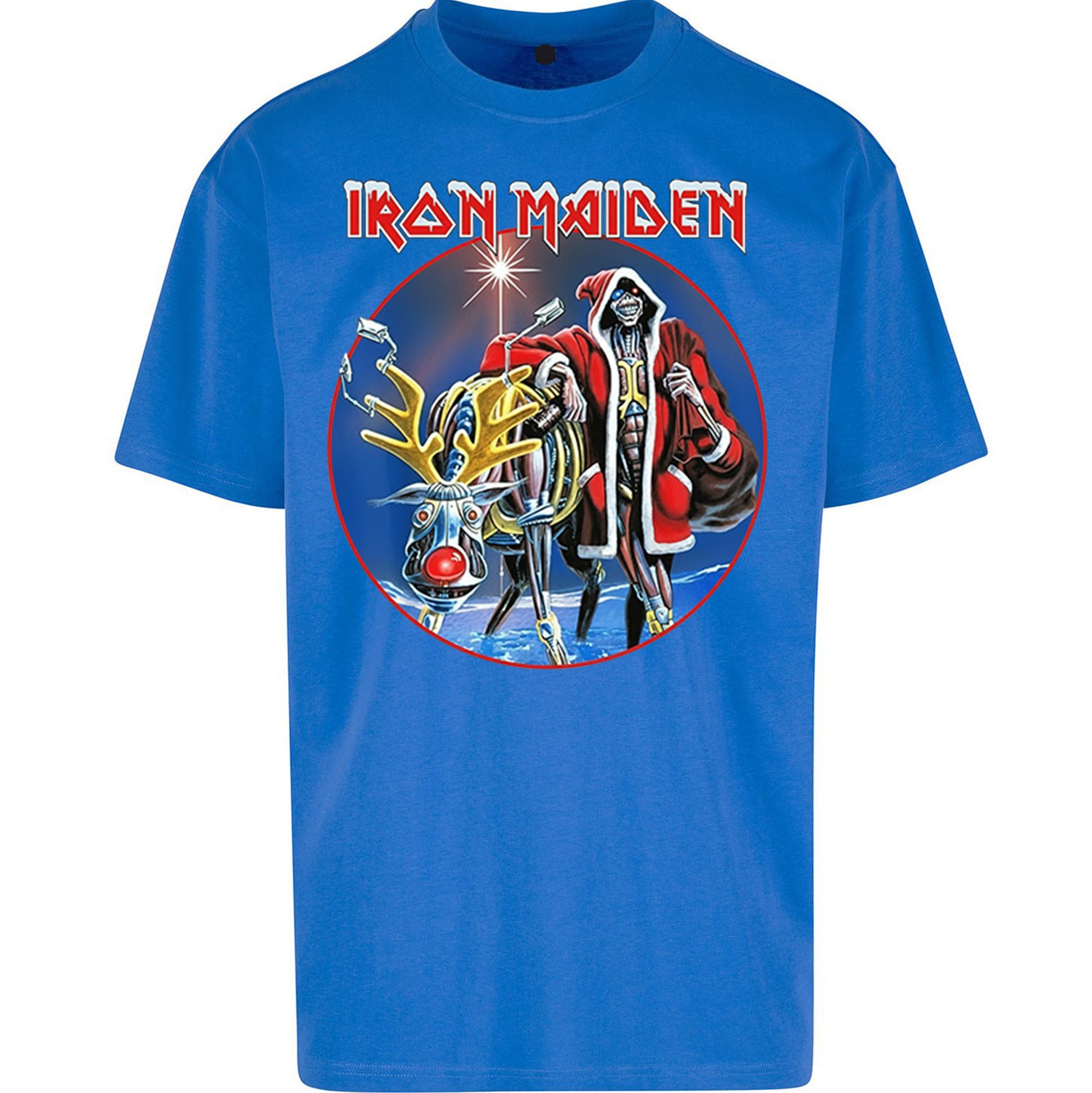 Iron Maiden Christmas Oversized T Shirt