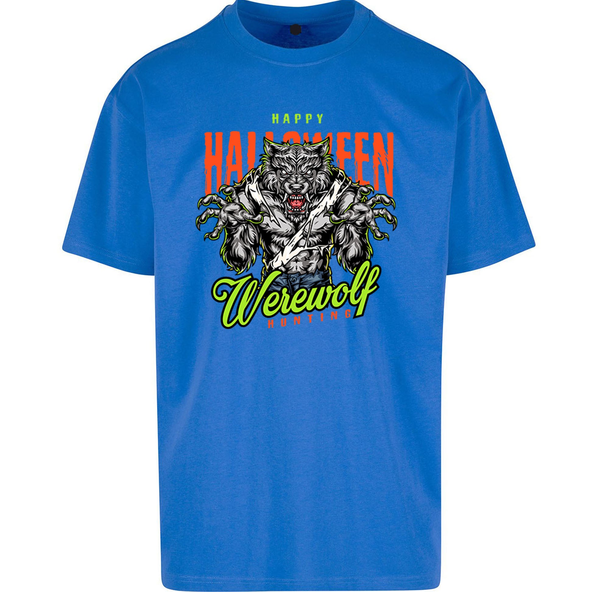 Halloween Werewolf Oversized T Shirt