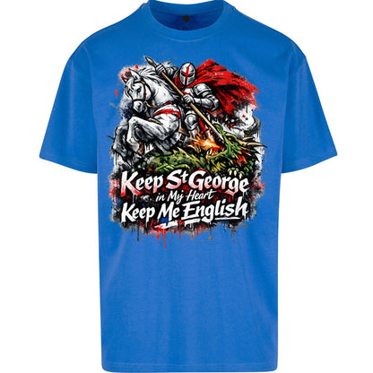 St gorges CrossOversized T Shirt 
