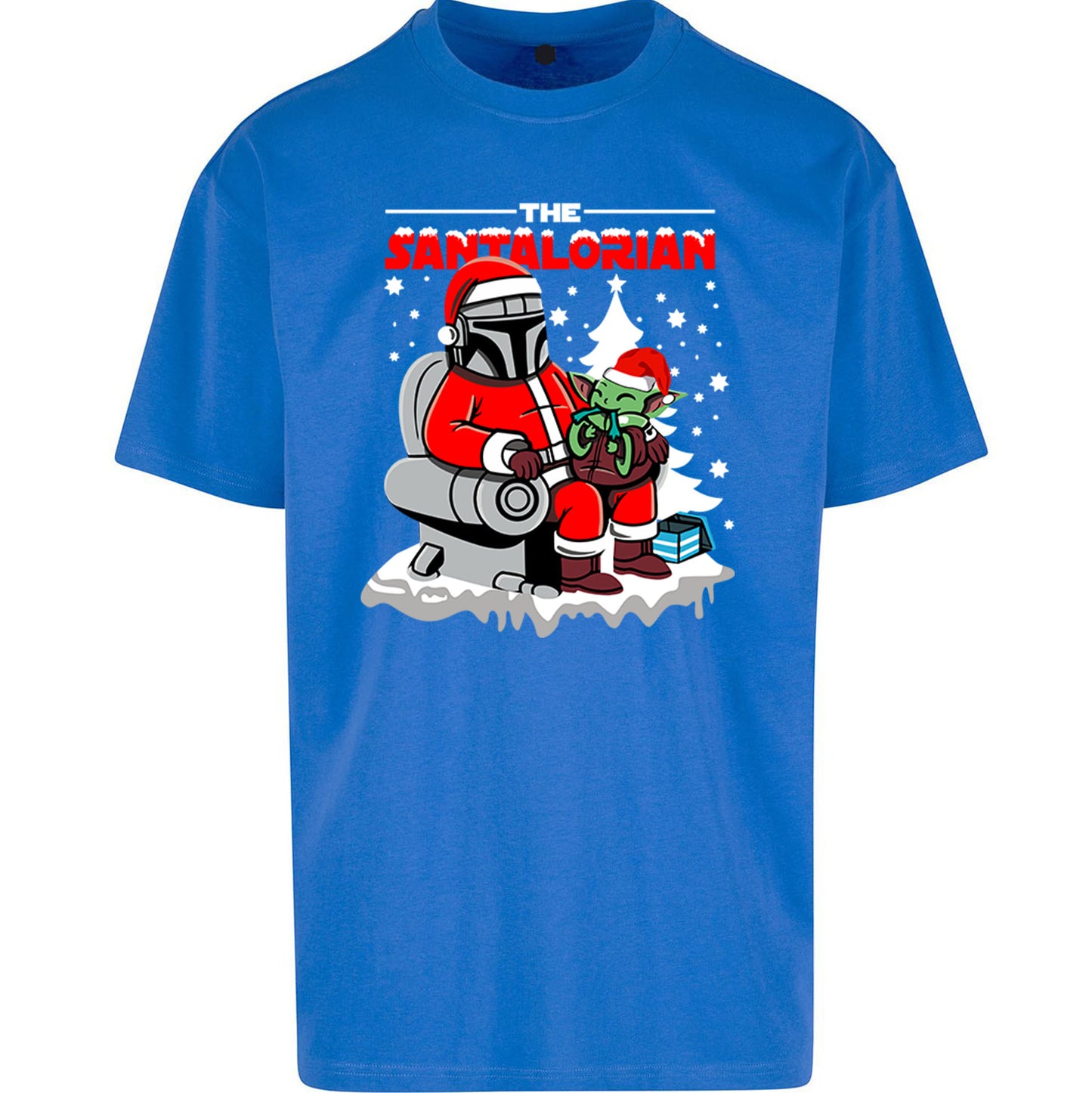 Mandalorian Christmas Oversized T Shirt