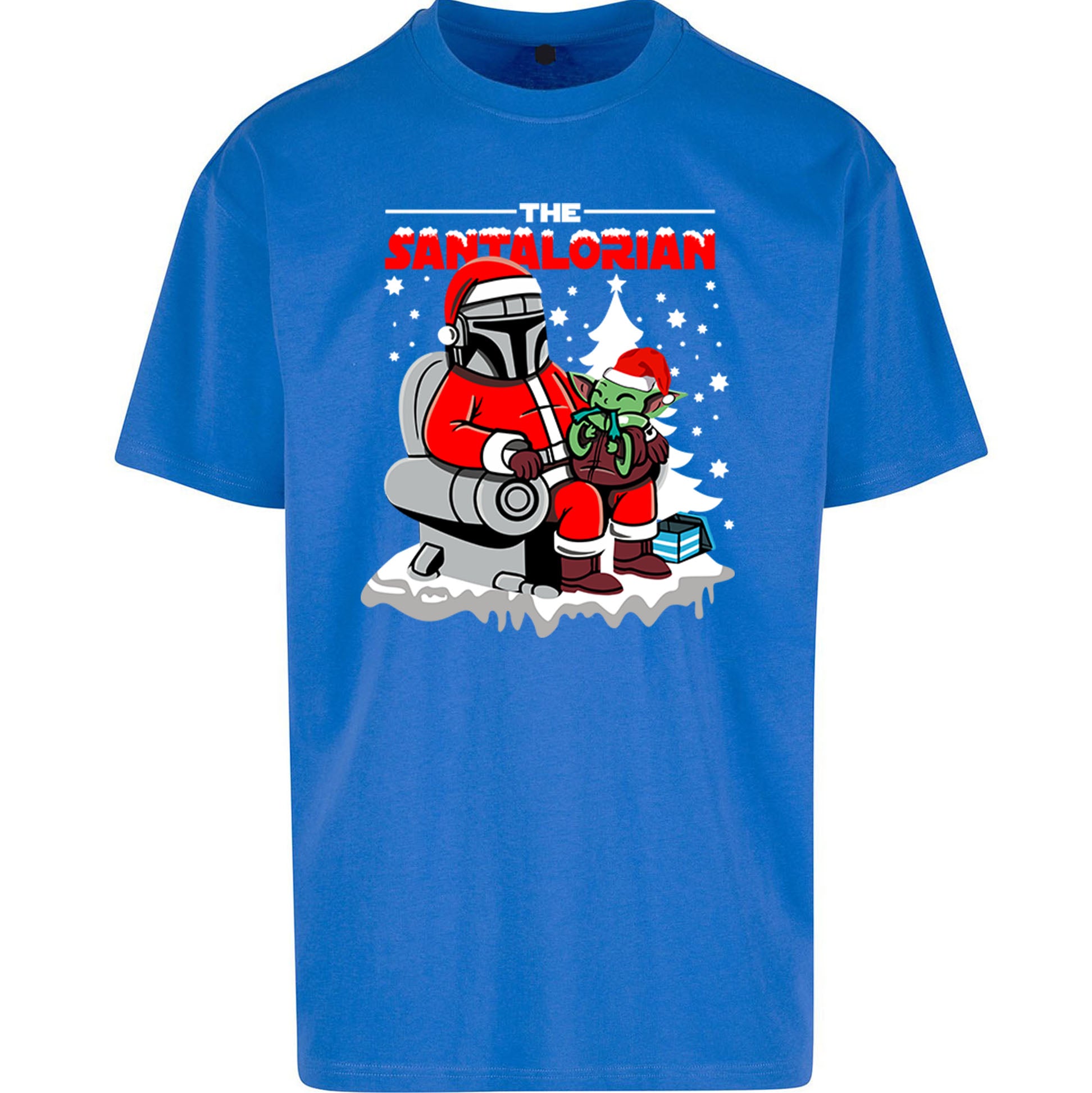 Mandalorian Christmas Oversized T Shirt