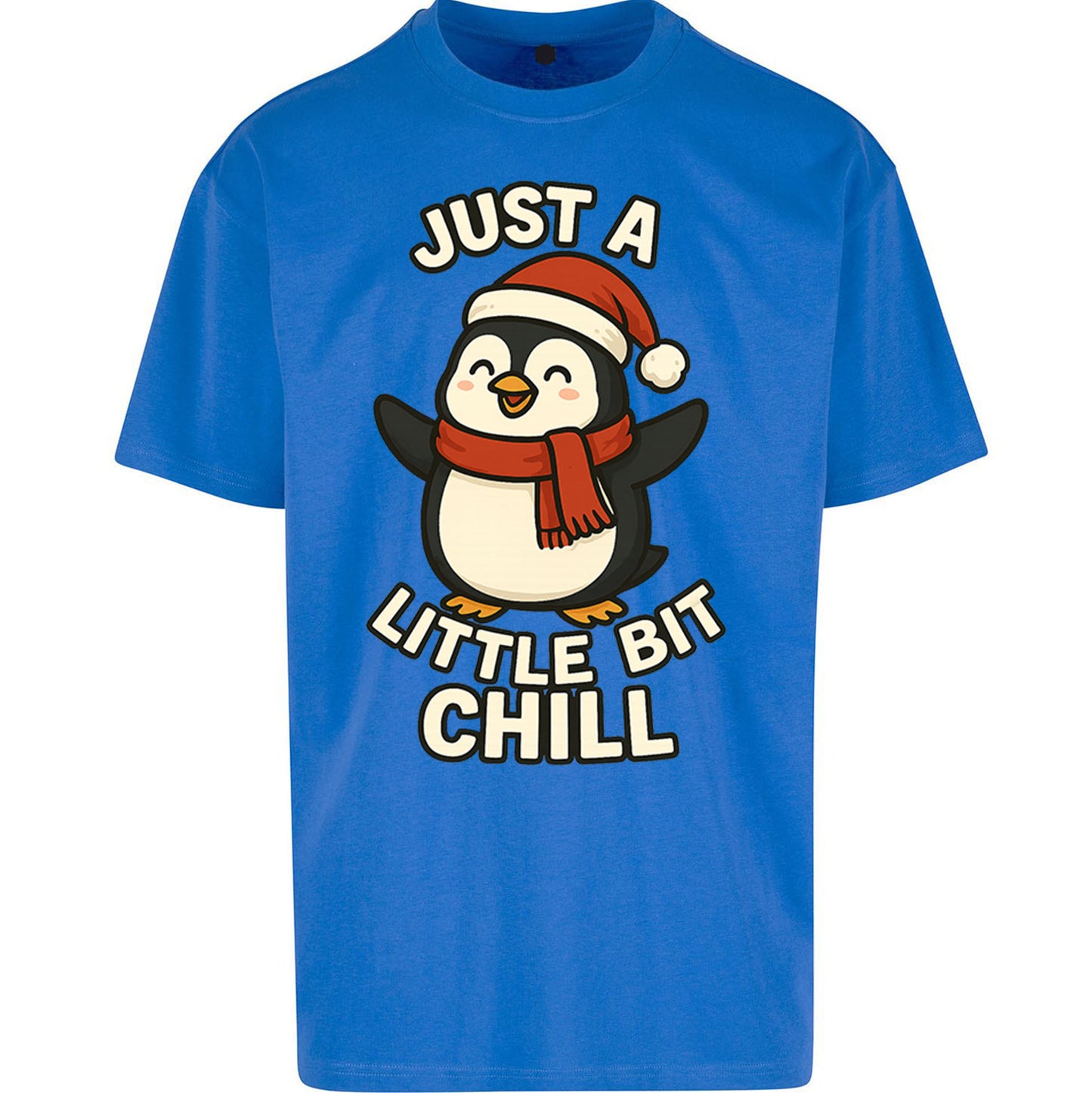 Penguin Christmas Oversized T Shirt