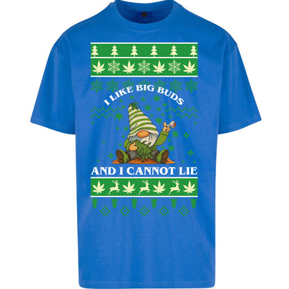Cannabis Christmas Oversized T Shirt