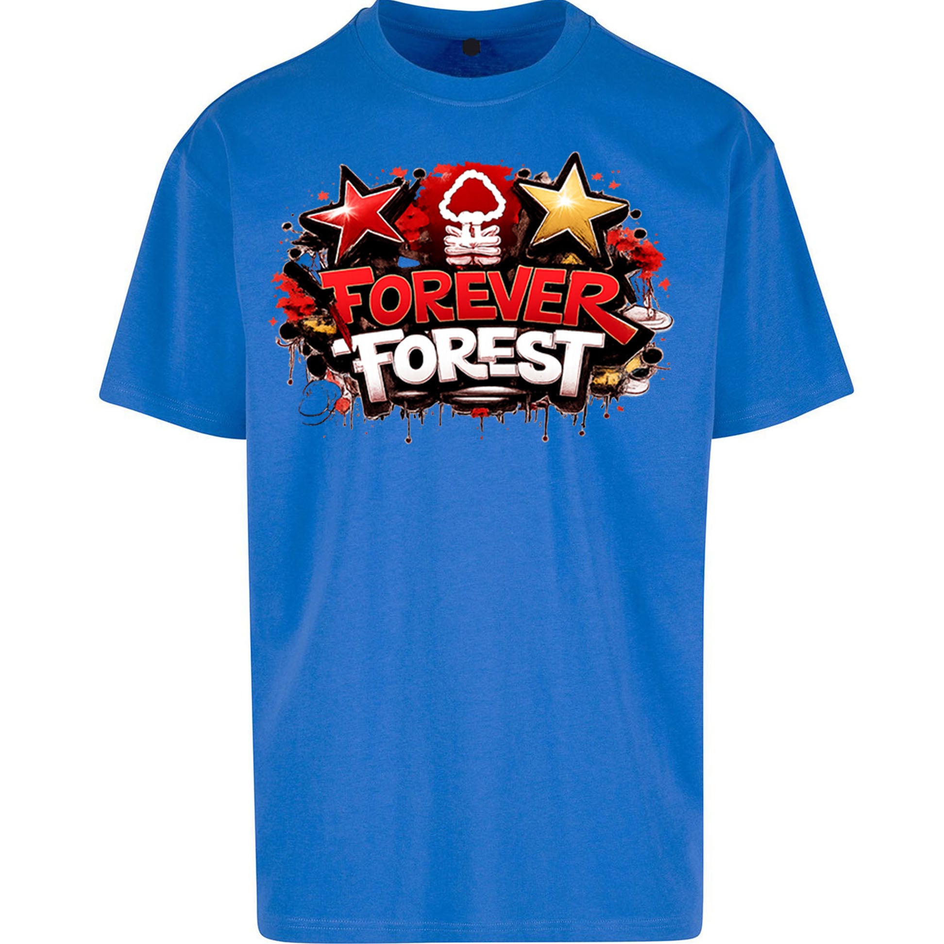 Forever Forest Football Oversized T Shirt