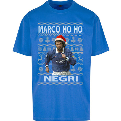 Rangers FC Christmas Oversized T Shirt 