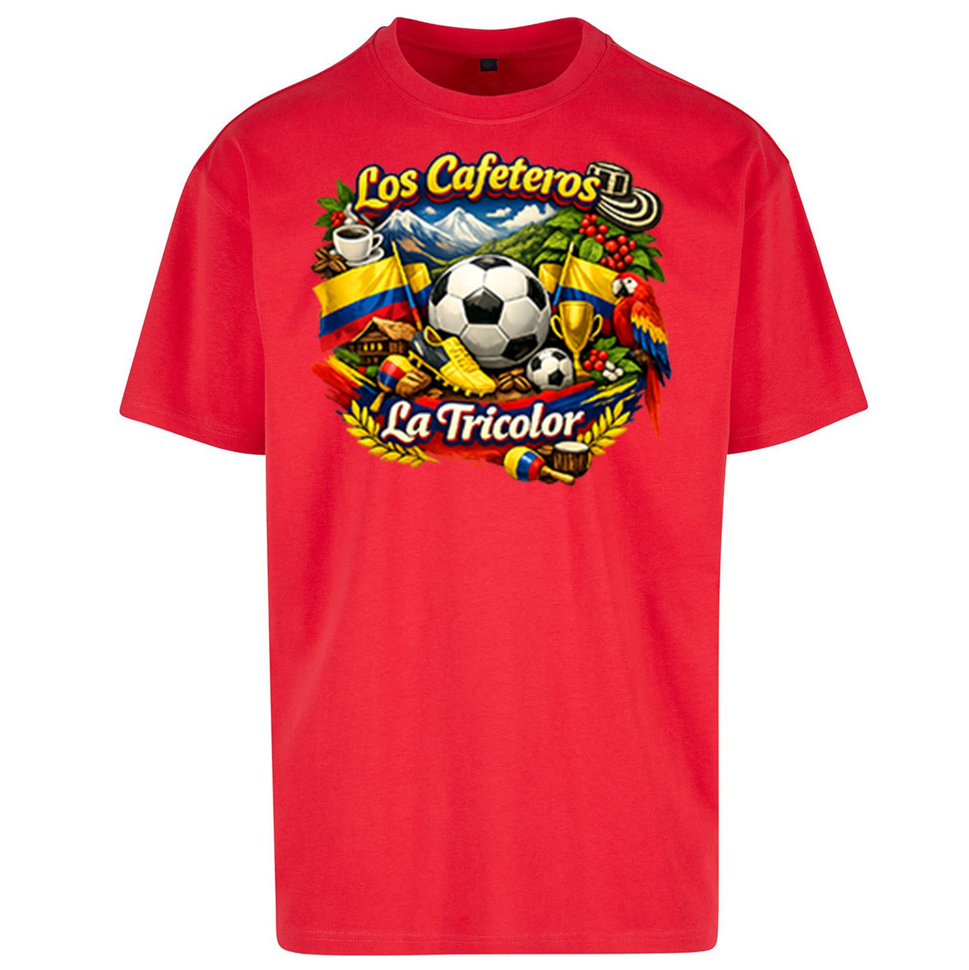 Colombia Football Oversized T Shirt