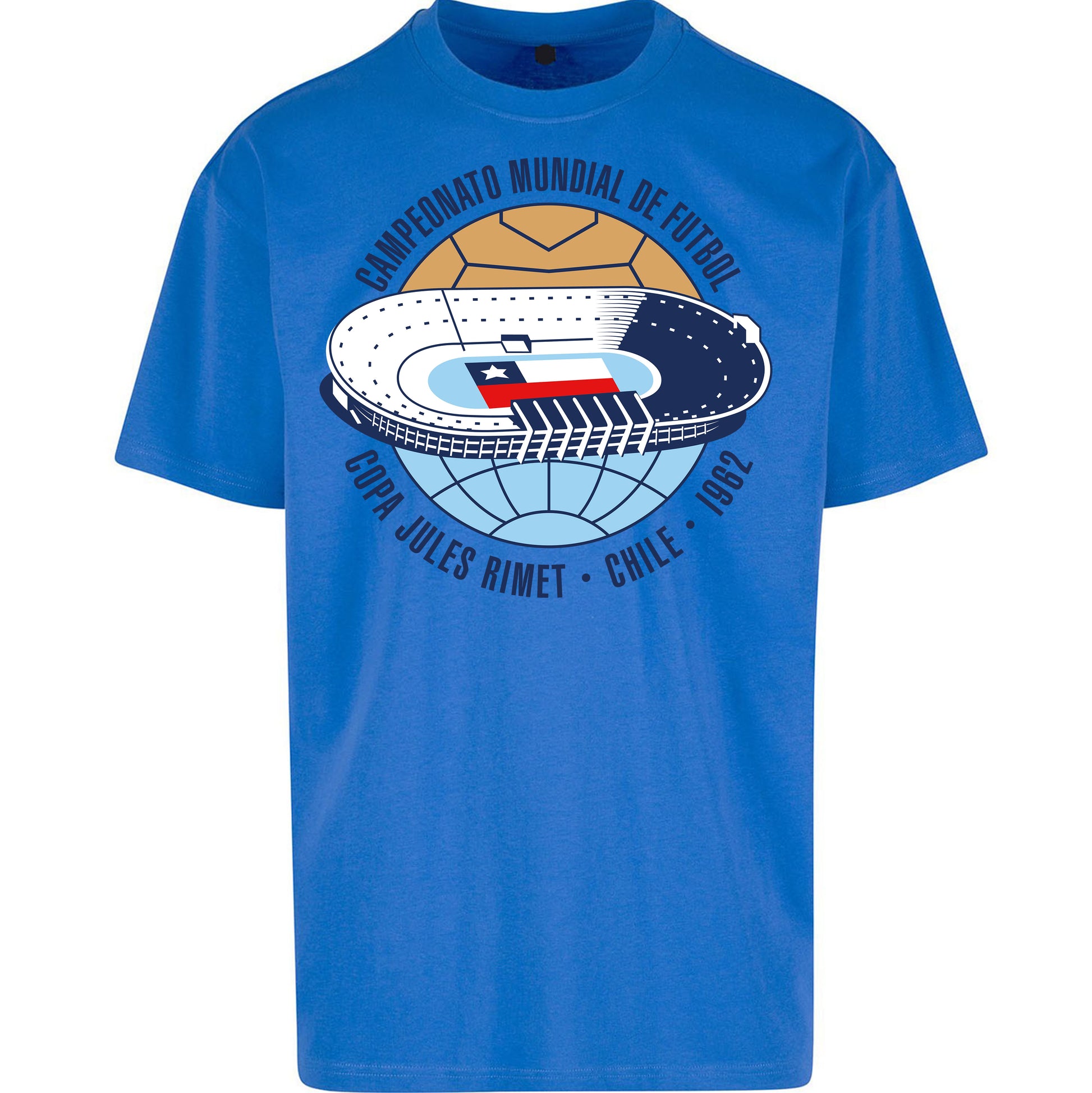Chile 1962 Retro World Cup Oversized T Shirt