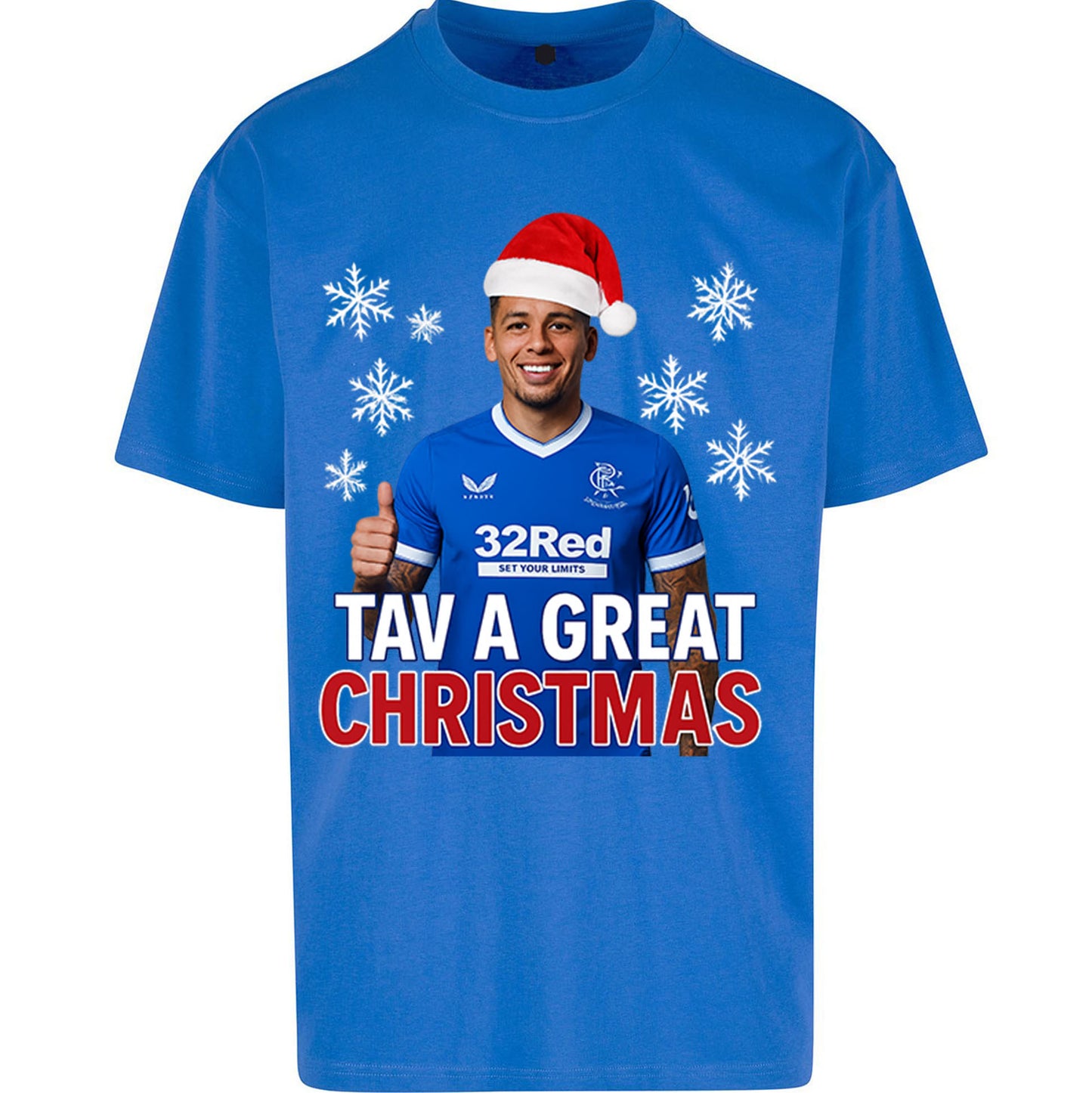 Tav a Great Christmas Rangers Oversized T Shirt