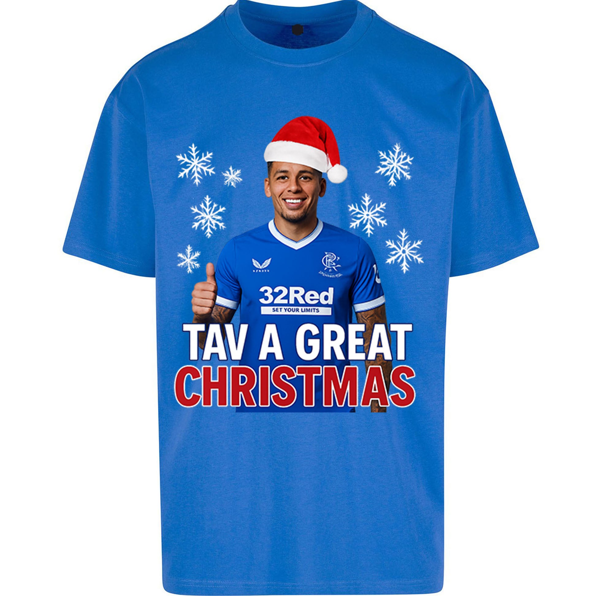 Tav a Great Christmas Rangers Oversized T Shirt