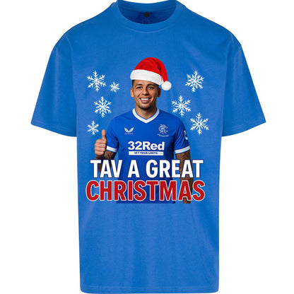 Tav a Great Christmas Rangers Oversized T Shirt