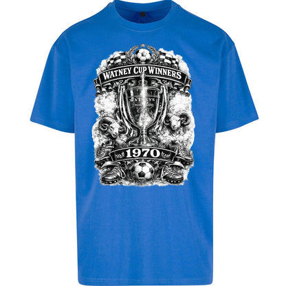 Retro Derby Watney Cup Winners 1970 Oversized T Shirt