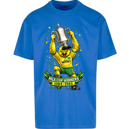 Norwich City Milk Cup Winners Oversized T Shirt