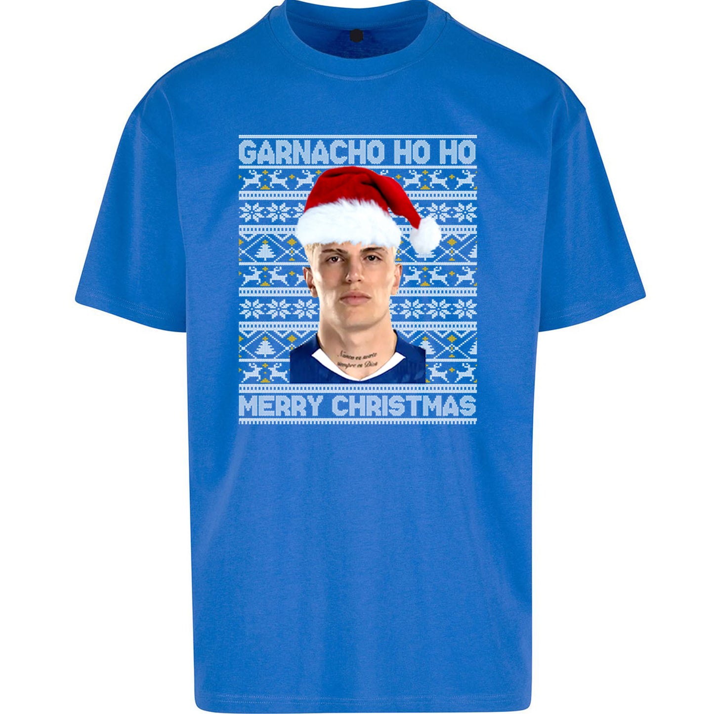 Garnacho Christmas Oversized T Shirt