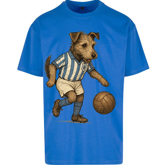 Retro Huddersfield Town Christmas - Oversized T Shirt