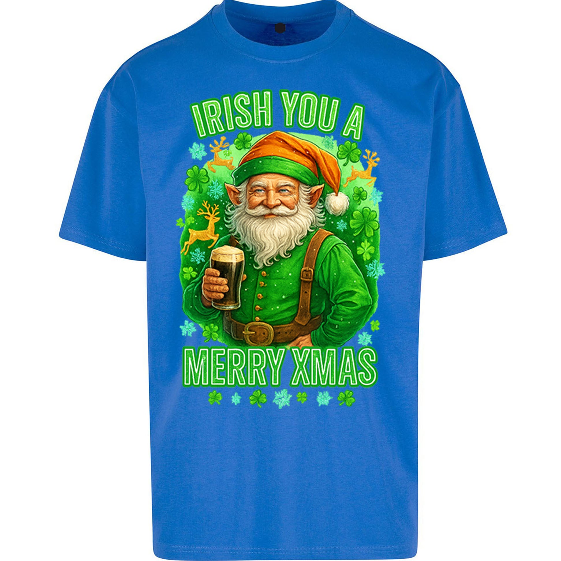 Irish Christmas Oversized T Shirt